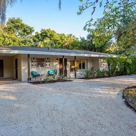 Beautiful Glam Mid-Century 1 Block From Sarasota Bay With Firepit Villa Eksteriør bilde